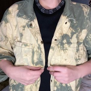 Amazing Grunge green dumpster smash jacket